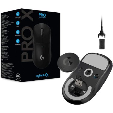 LOGITECH G PRO X SUPERLIGHT GAMING MOUSE - BLACK