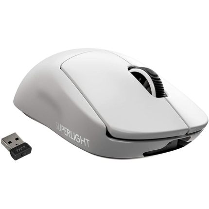 LOGITECH G PRO X SUPERLIGHT GAMING MOUSE - WHITE