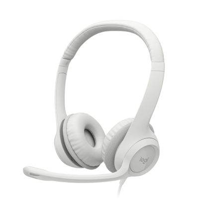 LOGITECH H390 USB COMPUTER HEADSET - OFF-WHITE