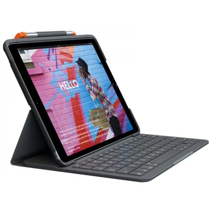 LOGITECH SLIM FOLIO FOR IPAD 10TH GEN - OXFORD GREY