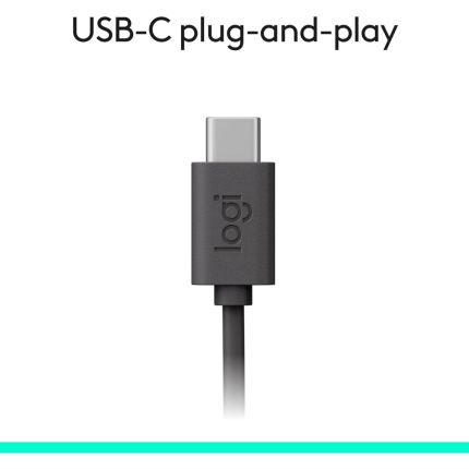 LOGITECH H390 USB-C COMPUTER HEADSET - GRAPHITE