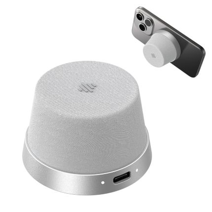 MIATEK MAGBOOM MINI C03 MAGNETIC WIRELESS SPEAKER - SILVER GREY