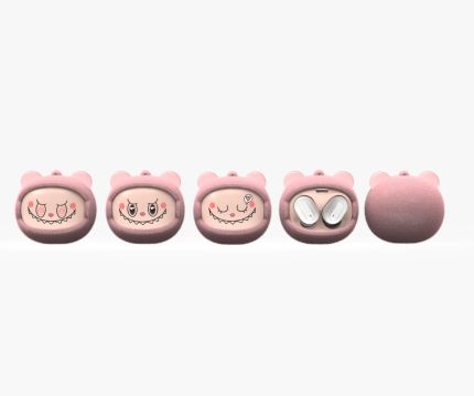 MIZOO G05D ROLLING FACE TWS EARBUD - PINK LABUBU