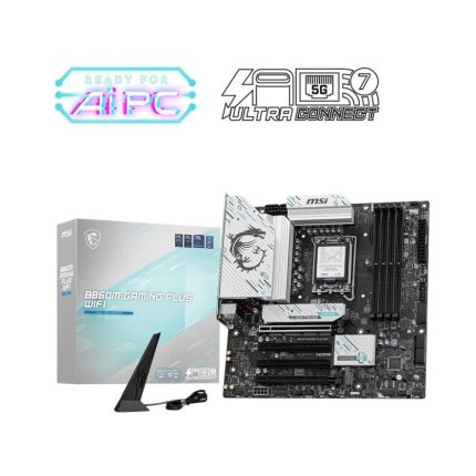 MSI B860M GAMING PLUS WIFI DDR5 MATX MOTHERBOARD