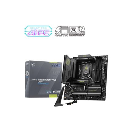 MSI B860M MAG MORTAR WIFI DDR5 MATX MOTHERBOARD