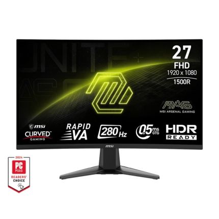 MSI 27&quot; MAG 276CXF 1500R FHD 280HZ 1MS VA CURVED GAMING MONITOR (DP/HDMI)