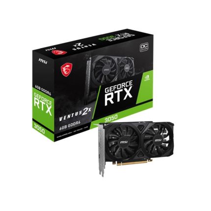 MSI RTX 3050 6G OC VENTUS 2X GRAPHIC CARD