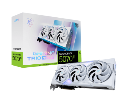 MSI RTX 5070 Ti 16G GAMING TRIO OC WHITE GRAPHIC CARD