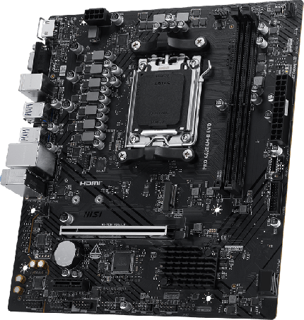 MSI PRO A620AM-B EVO DDR5 MATX MOTHERBOARD