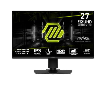 MSI 27&quot; MAG 275UPD E14 FLAT 4K 144HZ 1MS GAMING MONITOR (DP/HDMI)