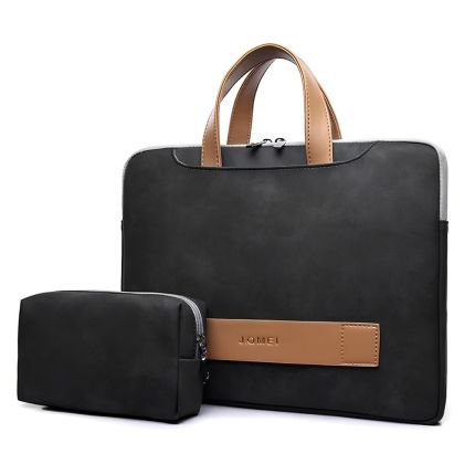 NEUTRAL 16&quot; 2-IN-1 BRIEFCASE - BLACK