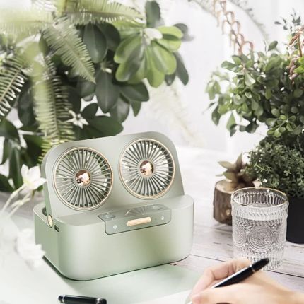 NEUTRAL FAN201 HUMIDIFIER WITH 2 FANS GREEN