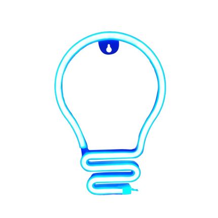 NEUTRAL NEON WALL MOUNTED LIGHT - RETRO BULB