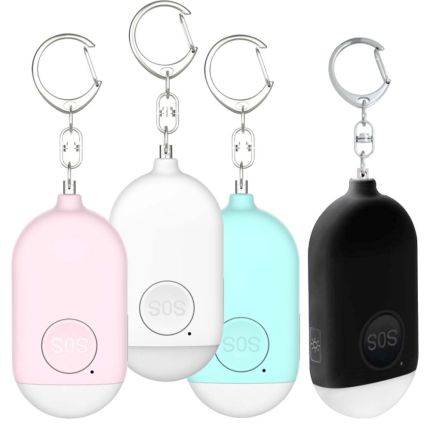 SOS B300 RECHARGEABLE PERSONAL ALARM WITH LED LIGHT