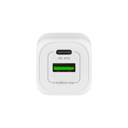PROLINK GT-22003 2-PORT 20W GaN WALL CHARGER (1x USB-C PD PPS / 1x USB-A QC3.0)