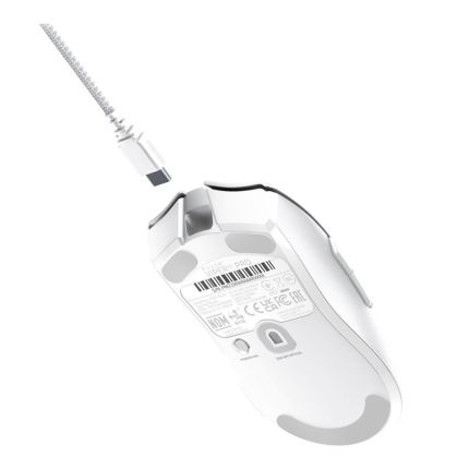 RAZER DEATHADDER V3 PRO - ERGONOMIC WIRELESS GAMING MOUSE - WHITE EDITION (RZ01-04630200-R3A1)
