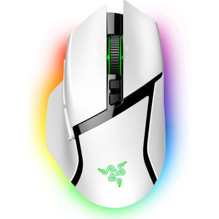 RAZER BASILISK V3 PRO WHITE EDITION - ERGONOMIC WIRELESS GAMING MOUSE - AP PACKAGING (RZ01-04620200-R3A1)