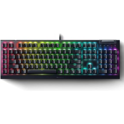 RAZER BLACKWIDOW V4 X - MECHANICAL GAMING KEYBOARD (GREEN SWITCH) (RZ03-04700100-R3M1)