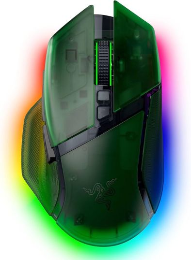 RAZER BASILISK V3 PRO 35K - ERGONOMIC WIRELESS GAMING MOUSE - PHANTOM GREEN EDITION 
