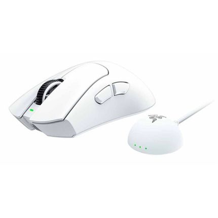 RAZER DEATHADDER V4 PRO - WIRELESS ESPORTS GAMING MOUSE - WHITE EDITION (RZ01-05330200-R3A1)