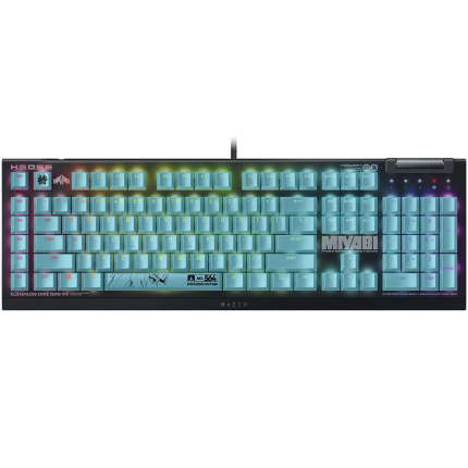 RAZER BLACKWIDOW V4 X - MECHANICAL GAMING KEYBOARD (GREEN SWITCH) - ZENLESS ZONE ZERO EDITION (RZ03-04704300-R3M1)