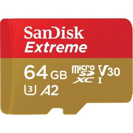 SANDISK 64GB EXTREME MICRO SD CARD 170MB/S (SDSQXAH-064G-GN6MN)