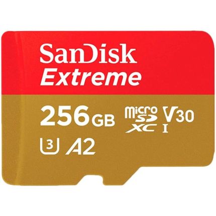 SANDISK 256GB EXTREME MICRO SD CARD 190MB/S (SDSQXAV-256G-GN6MN)