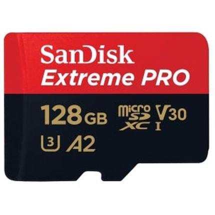 SANDISK 128GB EXTREME PRO MICRO SD CARD 200MB/S (SDSQXCU-128G-GN6MA)
