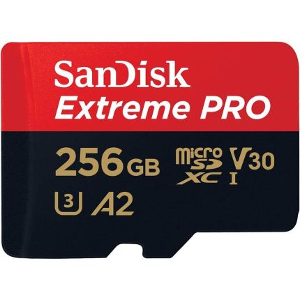 SANDISK 256GB EXTREME PRO MICRO SD CARD 200MB/S (SDSQXCD-256G-GN6MA)