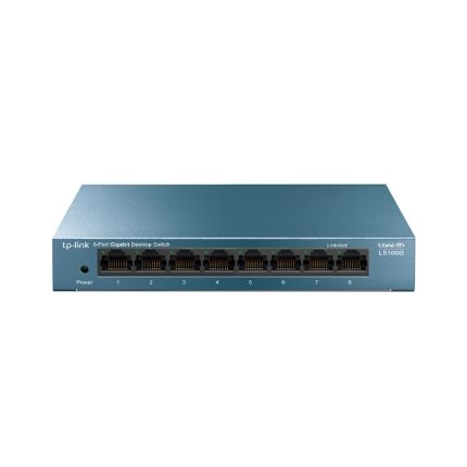 TPLINK LS108G 8-PORT GIGABIT DESKTOP SWITCH (STEEL CASE)(1210002616232)