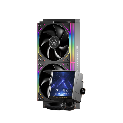 THERMALRIGHT 240MM PEERLESS VISION 240 ARGB AIO COOLER - BLACK