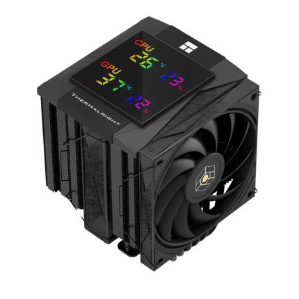THERMALRIGHT 120MM ROYAL KNIGHT 120 DIGITAL AIR COOLER - BLACK