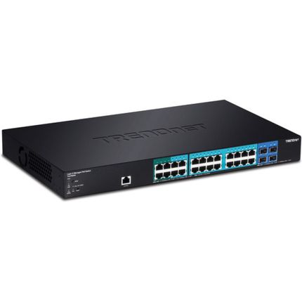 TRENDNET TL2-PG284 28-PORT GIGABIT PoE+ MANAGED LAYER 2 SWITCH W/ 4 SFP SLOTS