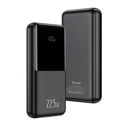 TRUSMI 20,000mAH 22.5W DIGITAL POWER BANK (PB03-013) - BLACK