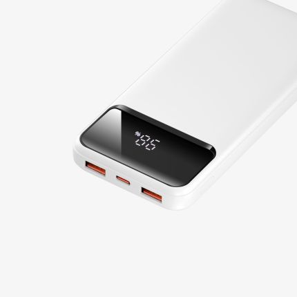 TRUSMI 10,000mAh 22.5W 2A1C DIGITAL POWER BANK (PB03-02) - WHITE