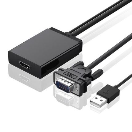 UGREEN 0.5M VGA + USB AUDIO TO HDMI CONVERTER #40213