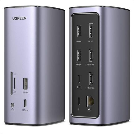 UGREEN REVODOK PRO 312 12-IN-1 DOCKING STATION WITH 100W GAN CHARGER #90325
