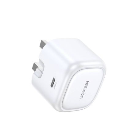 UGREEN NEXODE 30W USB-C PD GaN FAST CHARGER (UK) - WHITE #15330