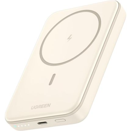 UGREEN 10000mAh 20W MAGNETIC WIRELESS POWER BANK - WHITE #25208