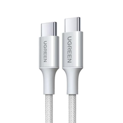 UGREEN 1M 100W USB-C TO USB-C FAST CHARGING BRAIDED CABLE - GRAY #65255