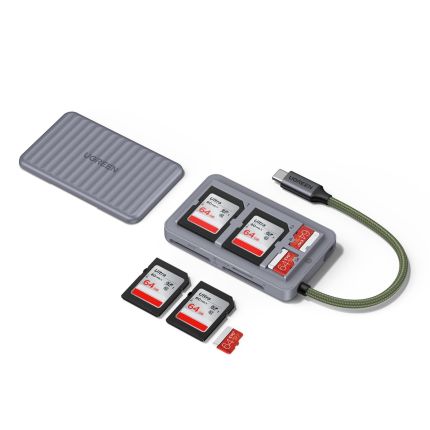 UGREEN USB-C CARD READER WITH 4 STORAGE 2*SD/2*TF #55886