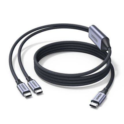 UGREEN 2M 140W 2-IN-1 USB-C UNIVERSAL PD FAST CHARGING CABLE #75733