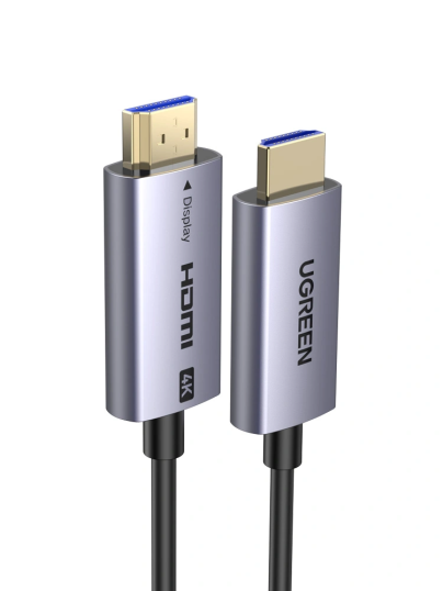 UGREEN 10M HDMI 2.0 4K FIBER OPTIC MALE TO MALE ALUMINIUM SHELL CABLE (4K@60HZ) #45503