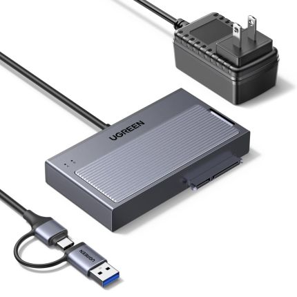 UGREEN 0.5M USB-A/C 10GBPS M.2 NVMe*SATA USB 3.2 EASY DRIVE CABLE #75621UK