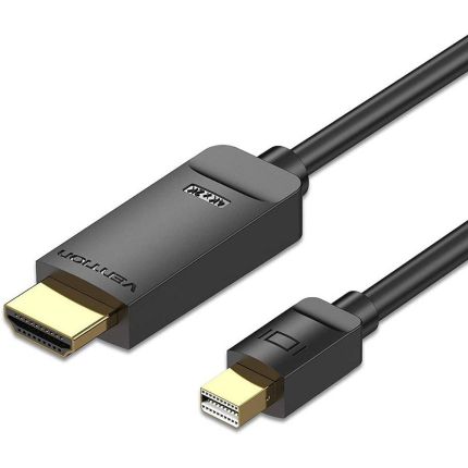 VENTION 1.5M 4K MINI DP TO HDMI CABLE - BLACK ( #HAHBG )