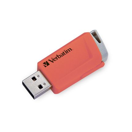 VERBATIM 64GB CLICK USB 3.0 DRIVE (ORANGE) #66338