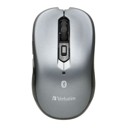 VERBATIM SILENT DUAL MODE BLUETOOTH &amp; 2.4G WIRELESS MOUSE (SILVER) - #66859