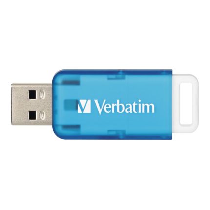 VERBATIM 32GB SEAGLASS USB 3.2 DRIVE - BLUE (MICROBAN) #71268