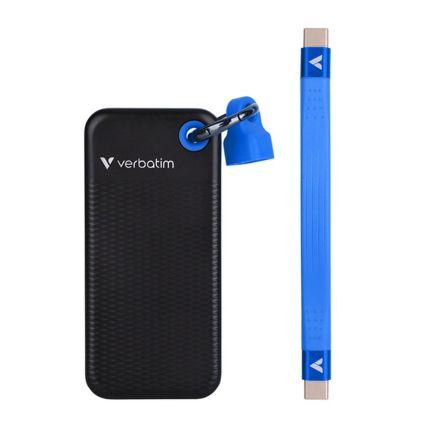 VERBATIM 1TB POCKET SSD USB 3.2 GEN 2 -BLACK/BLUE #32191