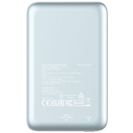 VERBATIM 10000MAH MAGNETIC WIRELESS POWER PACK - BLUE 15W #32247